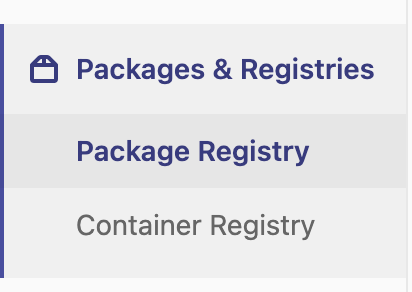 Packages & Registries